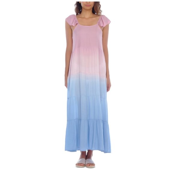 NWT Raviya Women's Mauve Ombre Maxi Coverup Dress Size M-L $60 LLL497 - Picture 1 of 1